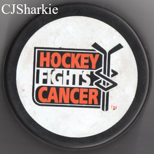Sharks Hockey Fights Cancer Puck