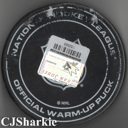 2024-2025 Warm-up Puck back view