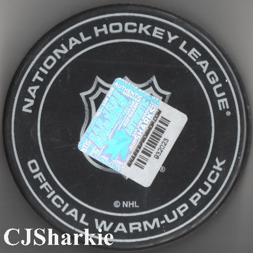 2024-2025 Warm-up Puck back view