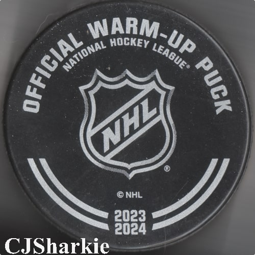 2023-2024 Warm-up Puck back view