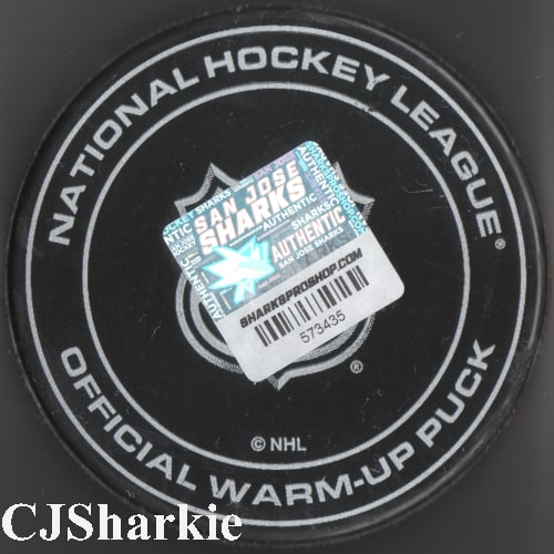 2024-2025 Warm-up Puck back view