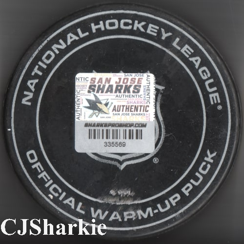 2024-2025 Warm-up Puck back view