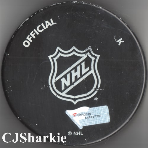 2016-2017 Warm-up Puck back view