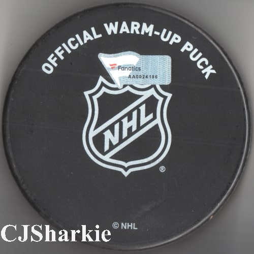 2019-2020 Warm-up Puck back view
